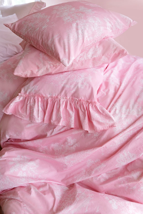 New! Colette Toile Bedding - Petal Pink